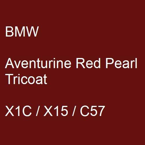 BMW, Aventurine Red Pearl Tricoat, X1C / X15 / C57.
